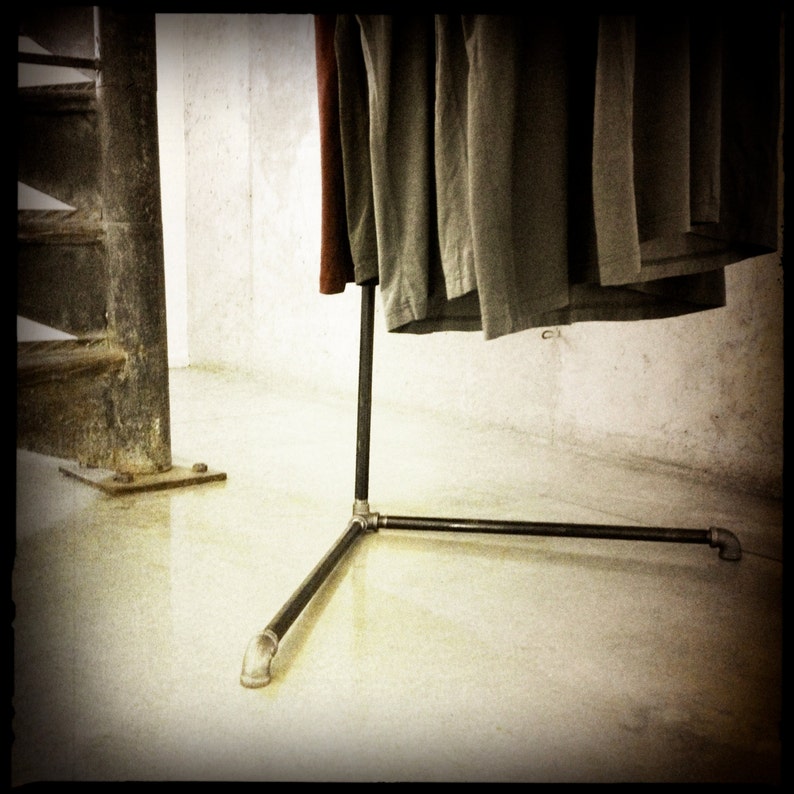 Industrial Clothing Stand Etsy