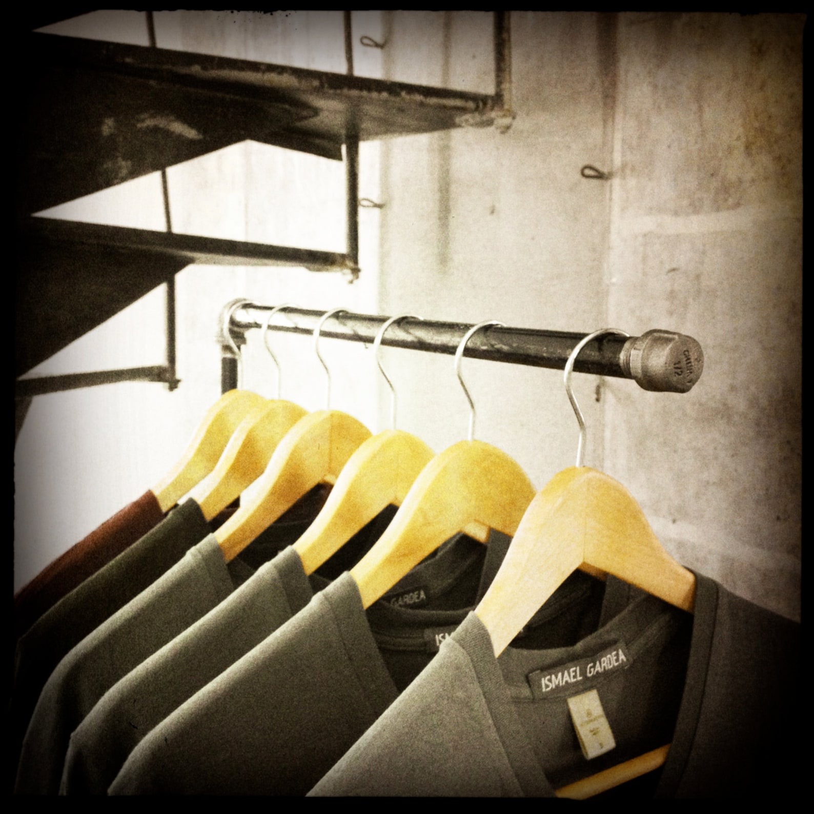 Industrial Clothing Stand Etsy