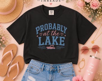 Probably at the Lake boxy tee