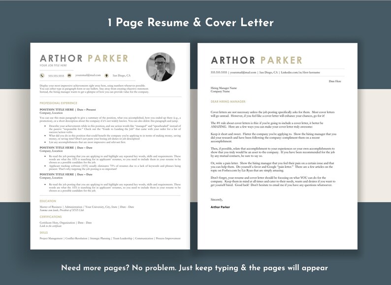 get resume in word format