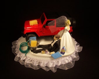 Jeep Wedding Cake Topper Etsy