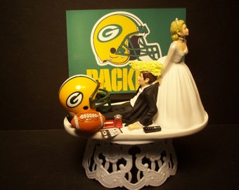 packers cake topper etsy