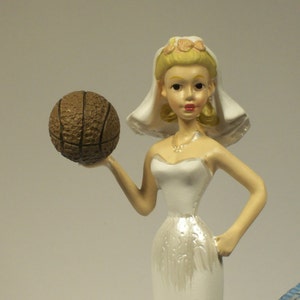 COLLEGE BASKETBALL Tar North Carolina Funny Wedding Cake Topper Sports Groom's Cake image 2