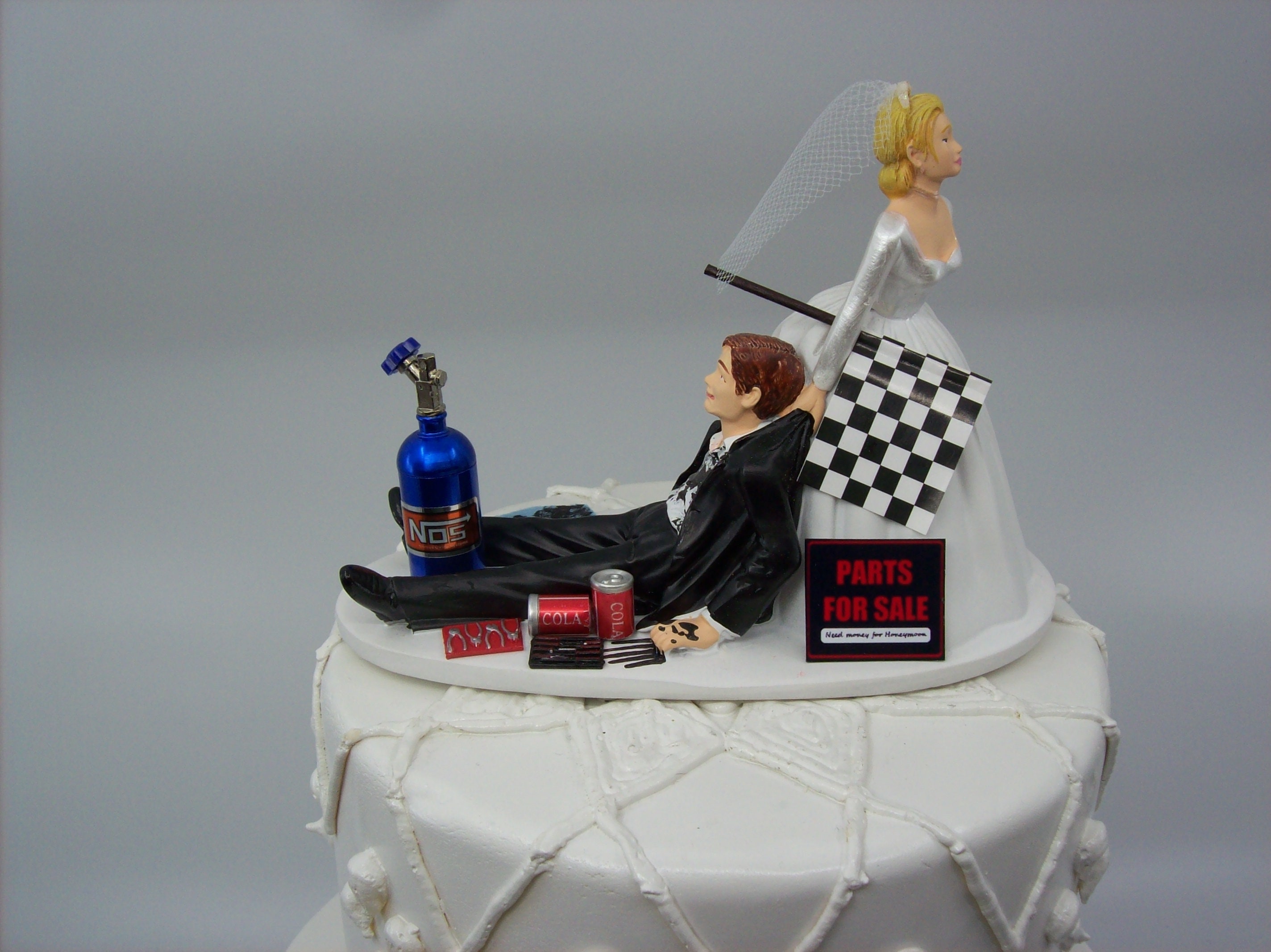 Car Funny Wedding Cake Topper Decoration Personalised Acrylic.873 Mechanic Car Funny Wedding Cake Topper Decoration Personalised Acrylic.873 Mechanic