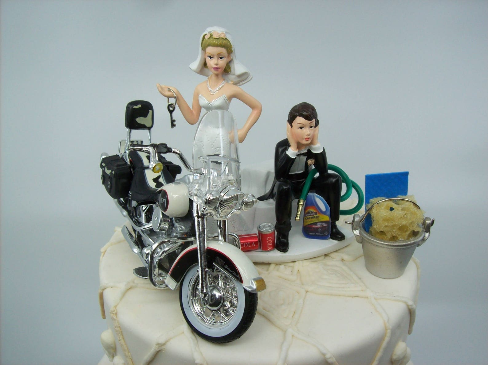 Motorrad Dirt Bike Hochzeit Cake Topper Braut und Bräutigam - Etsy