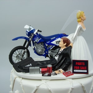 Kawasaki Motorcycle Wedding Cake Topper Crotch Rocket Dirt Etsy