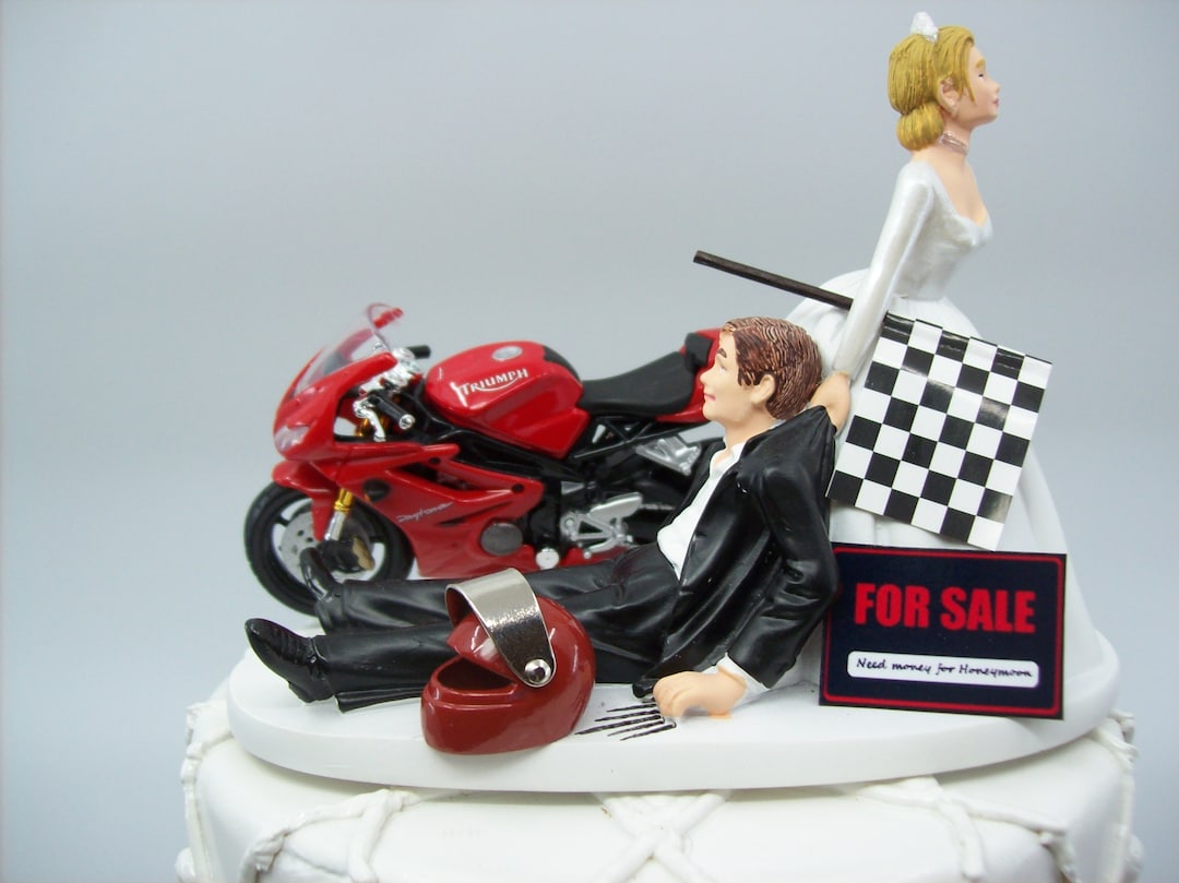 World Cake Topper. Construction Worker Wedding Cake Topper, Funny Bride - View #11