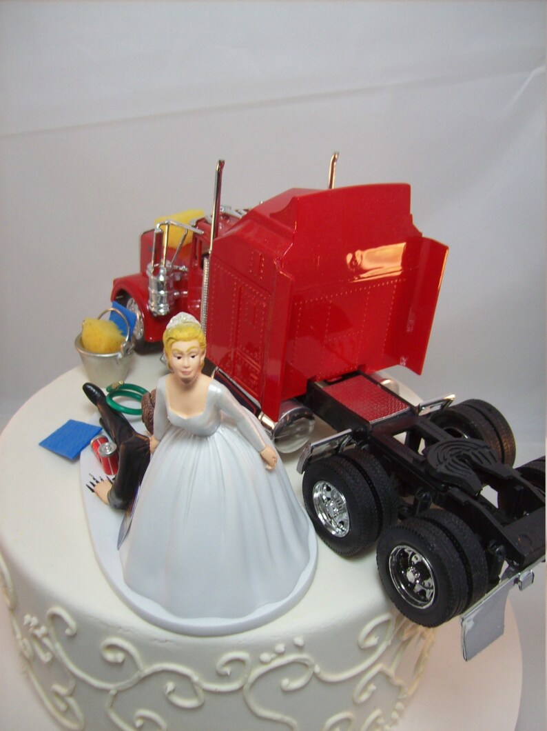 Funny Car Wash KENWORTH carro rojo Vintage Auto torta de bodas Etsy