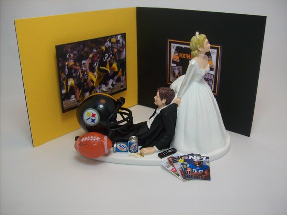 Football Fan Game Pittsburgh Steelers Funny Wedding Cake Etsy