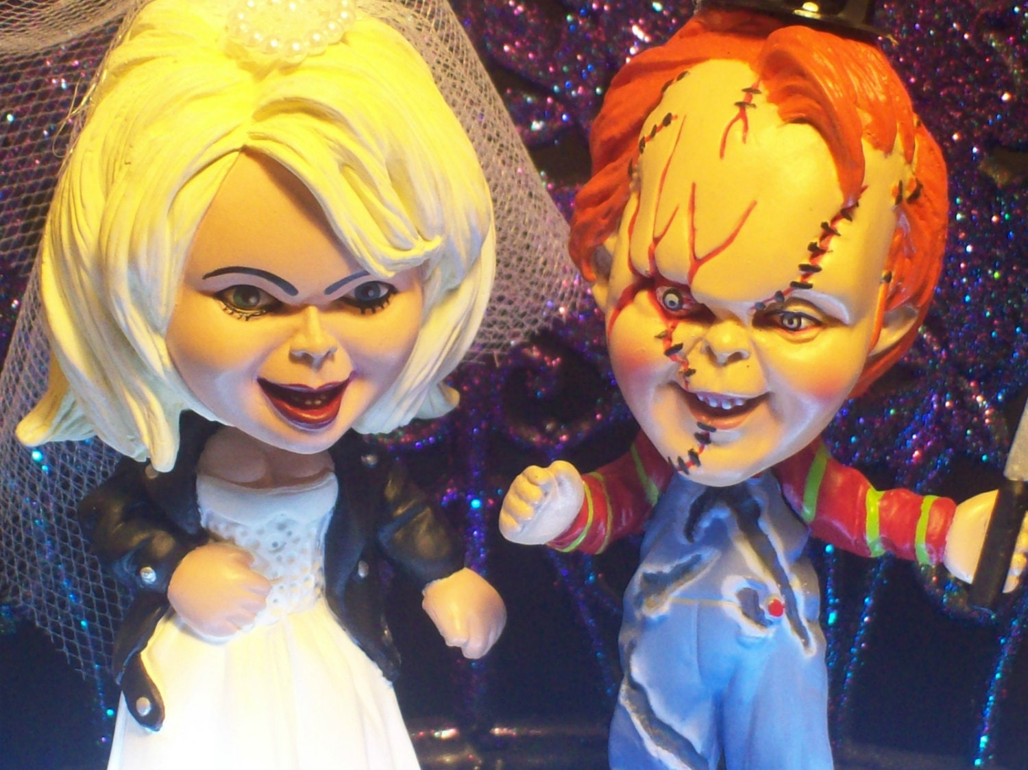 Chucky and Tiffany-Inspired Wedding Ideas for a Spooky Romantic Touch