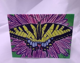 Tiger Swallowtail note card