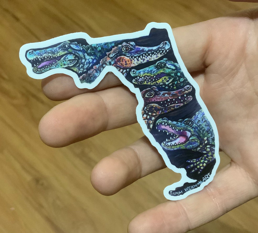 Florida Gators Vinyl Sticker - Etsy