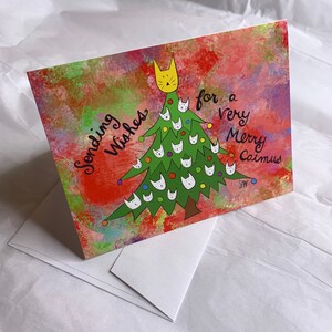 Happy Cat-Mus Christmas card!