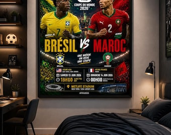 World cup 2026 Maroc VS bresil