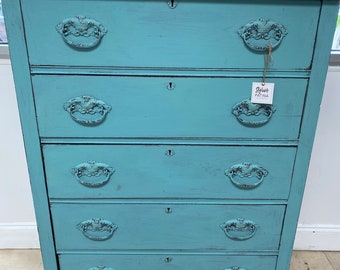 SOLD Custom Paint example  - Jack - vintage dresser