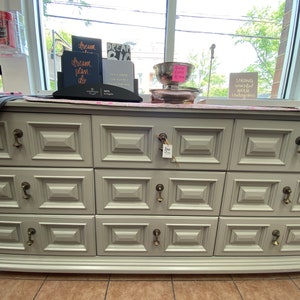 SOLD Custom Paint Example Eli Vintage long dresser image 1