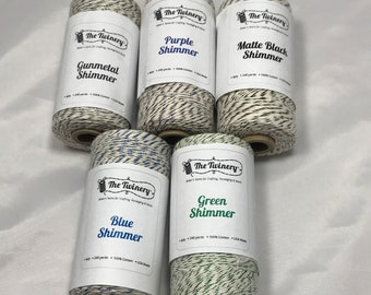 Your Choice of Amount Strawberry Twist The Twinery 100/% Cotton Bakers Twine