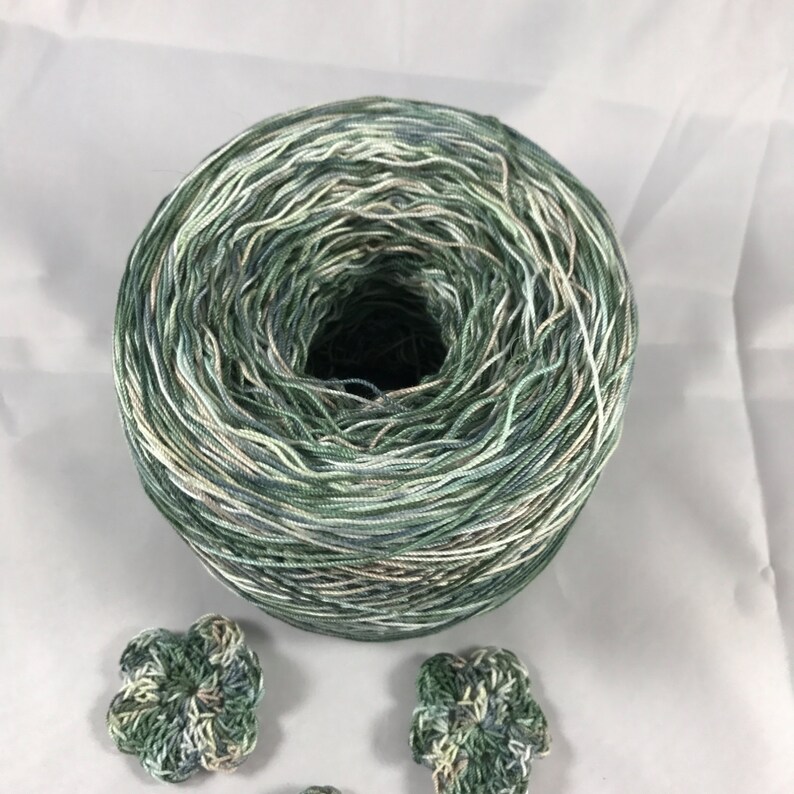 Hand Dyed Solitude Size 10 Your Choice of Amount Crochet Cotton