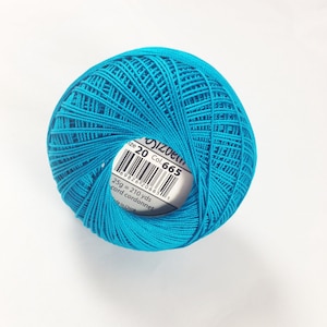 FULL SPOOL - Lizbeth Tatting Thread - Dark Ocean Teal - Color #665 - Size 3, 10, 20, 40 or 80