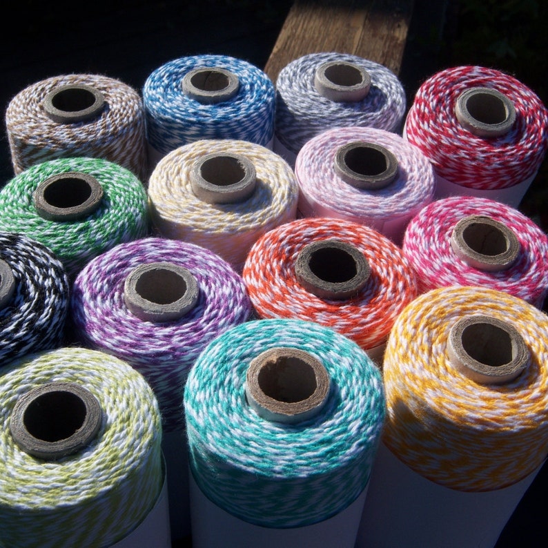 Your Choice of Amount Strawberry Twist The Twinery 100/% Cotton Bakers Twine