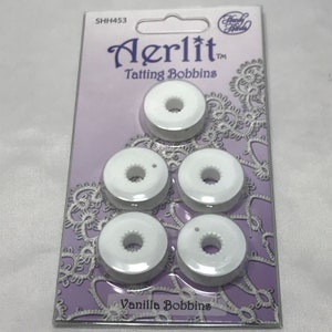 Aerlit tatting Bobbins - Set of 5 - Your Choice of Color