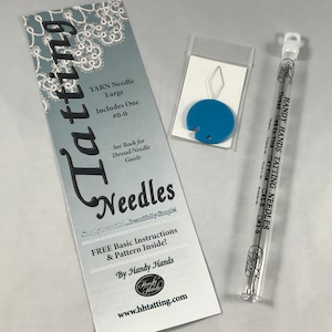 Tatting Needles - Size 0-0, 1-0, or 2-0 or Choose the Three Needle Set