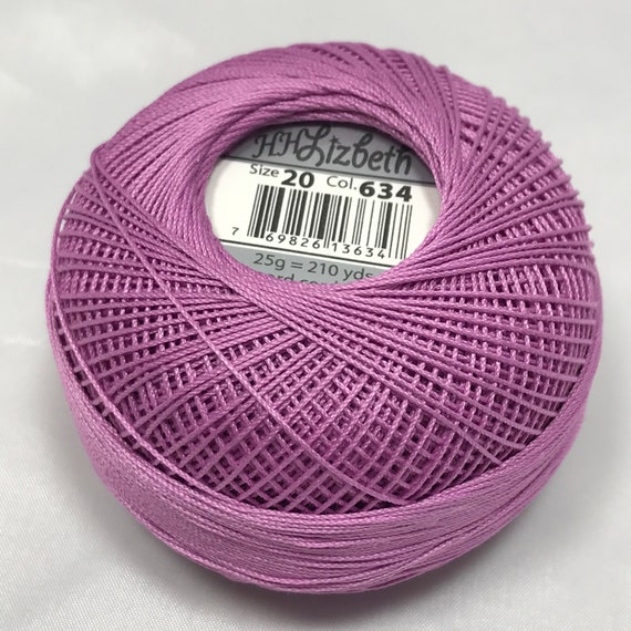 Lizbeth Size 40 Thread 300 Yards Lizbeth Premium Cotton Thread Size 40