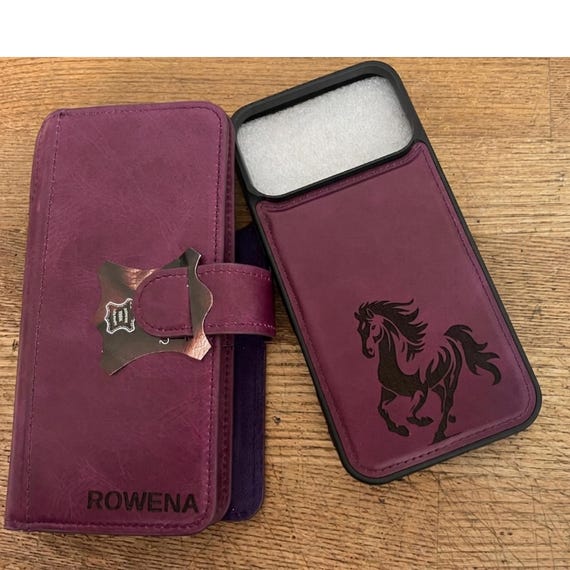 A handcrafted leather iPhone case with a detachable MagSafe RFID wallet — merging old-world leatherwork with cutting-edge MagSafe tech is a genuinely clever combo that most cases don't nail.