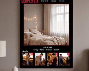 Coupleflix Custom Digital Printed Mirror on Dekota with Plexiglass Silver Mirror - Personalized Wall Art
