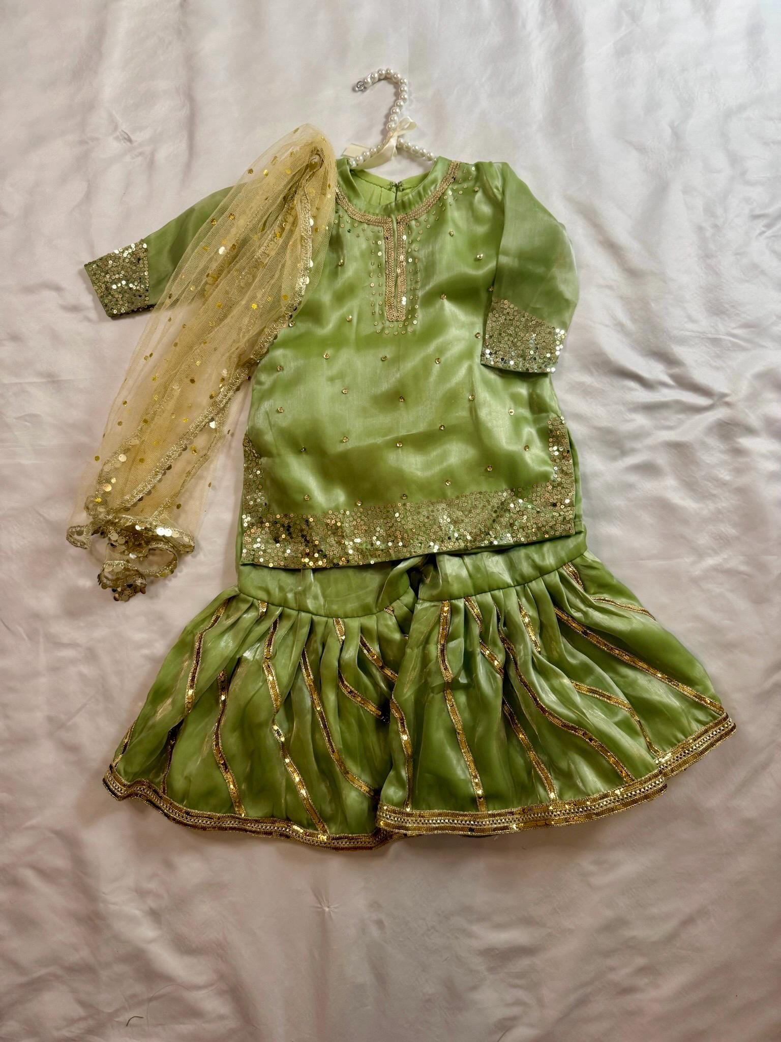 Parrot Green Indian Dress - Etsy