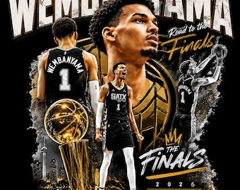 Victor Wembanyama Basketball Finals PNG, Sports Graphic (Digital Download)