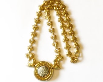 Vintage JEWELS by PARK LANE Rhinestone Pendant Necklace