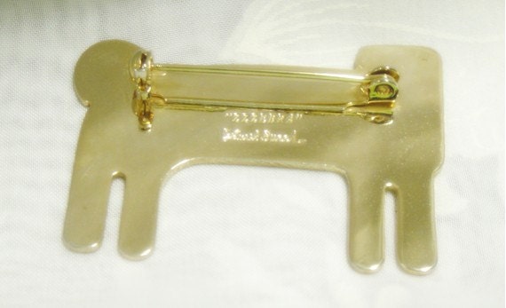 Laurel Burch ZZZEBRA Brooch - Retired Design and … - image 3