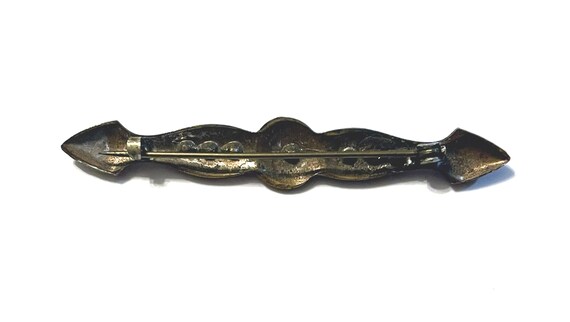 Bar Pin Brooch - 1940s - image 3