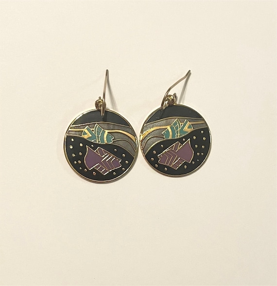 Laurel Burch TROPICAL FISH Earrings - Retired Desi