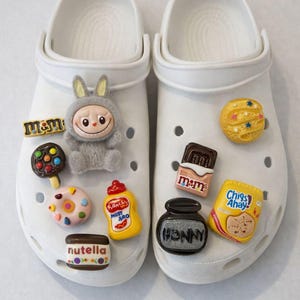 9 PC Anime Monster Shoe Charms, Kids Party Favors, Limited Time Special, Gift, Personalized Braun