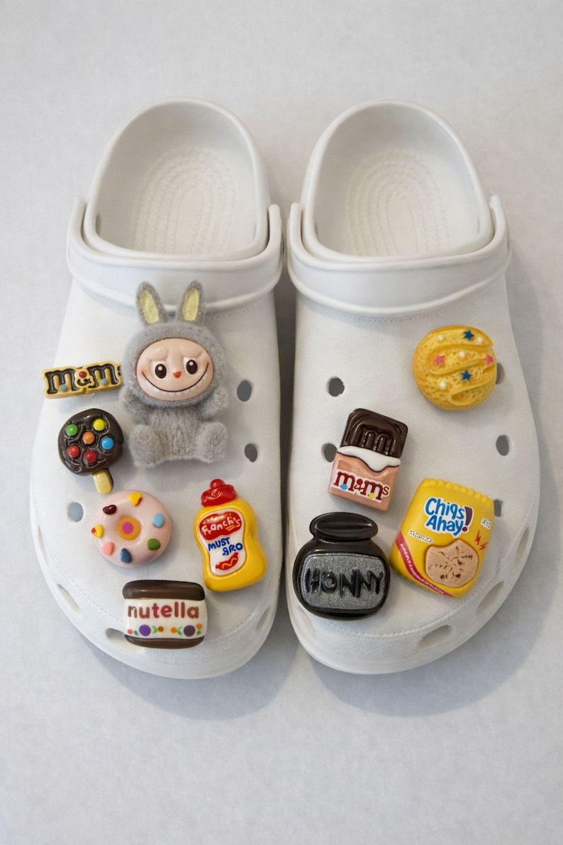 9 PC Anime Monster Shoe Charms, Kids Party Favors, Limited Time Special, Gift, Personalized Braun
