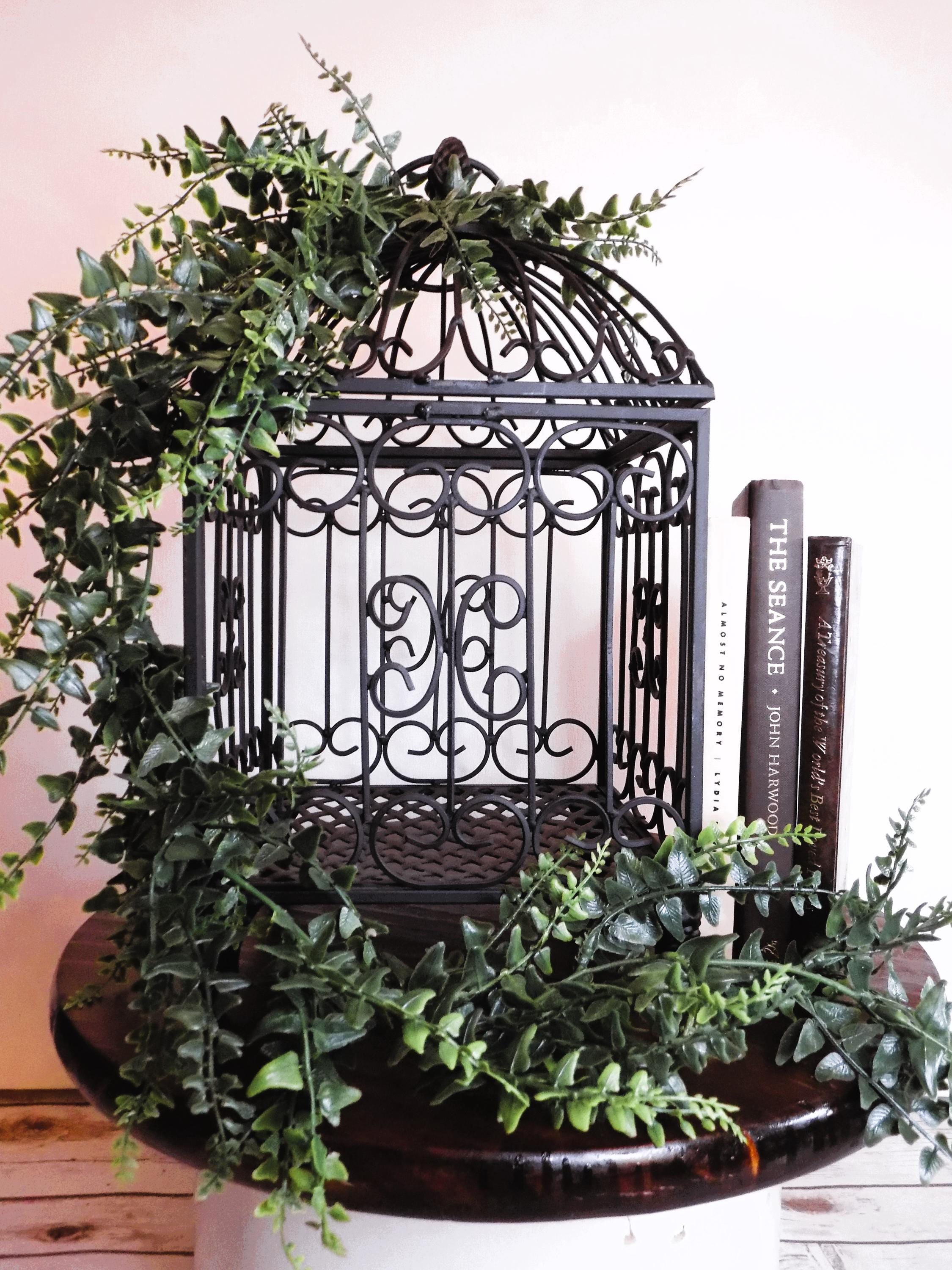 Photo inspiration: Gallery Detail: Victorian Gothic Black Metal Birdcage Home Decor Accent Piece