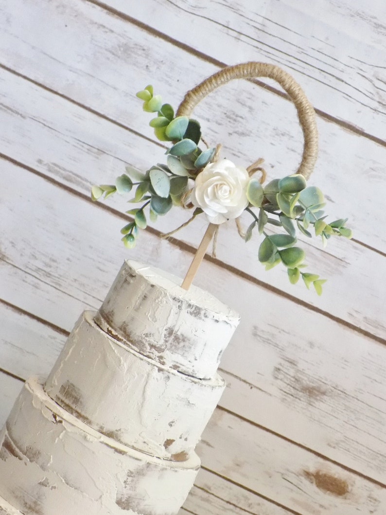 eucalyptus cake decor