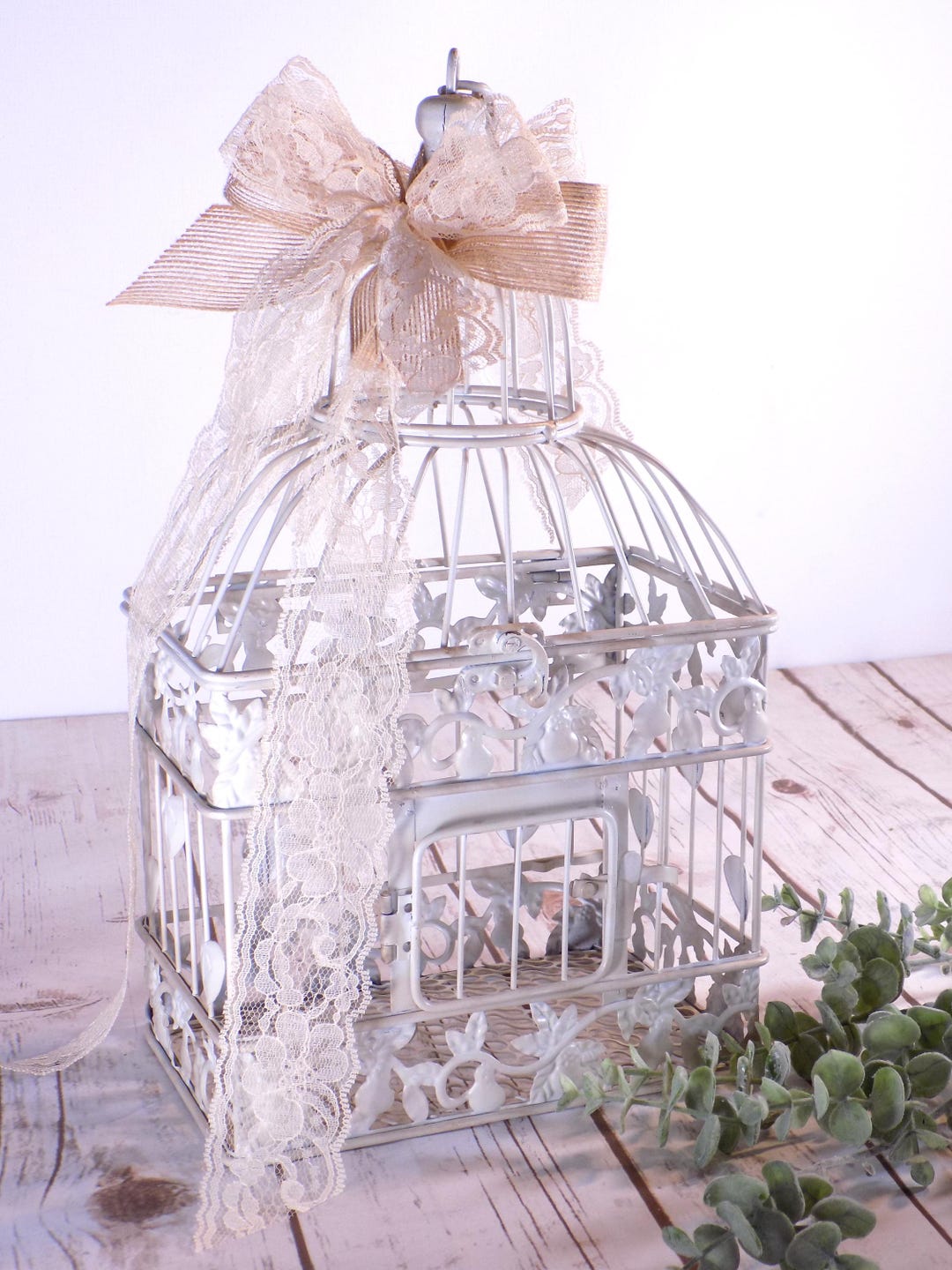 Rustic Birdcage Home Decor | Wedding Card Holder Box - Etsy