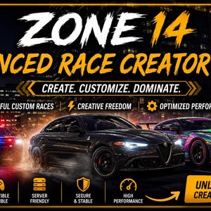 FiveM Racing Script | In-Game Track Creator + Cash Buy-In Races | QBCore QBX ESX | Police Pursuit