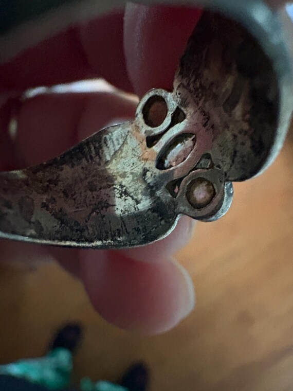 Multi Stone Sterling Ring- Missing studs - image 4