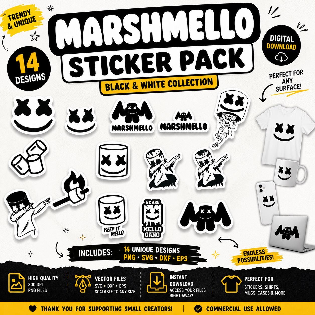 Marshmello - Etsy 日本