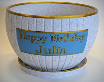 Spersonalizowana doniczka drukowana w 3D