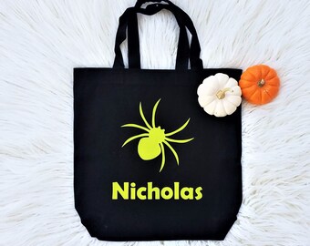 Bolsas de dulces personalizadas, bolsa de dulces con monograma, bolsa de dulces, bolsa de Halloween personalizada, bolsa de Halloween, bolsa de dulces