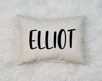 Name pillow, Personalized Pillow, Nursery Name Pillow, Kid Name Pillow, Personalized Nursery Décor, Personalized Décor, Last Name Pillow