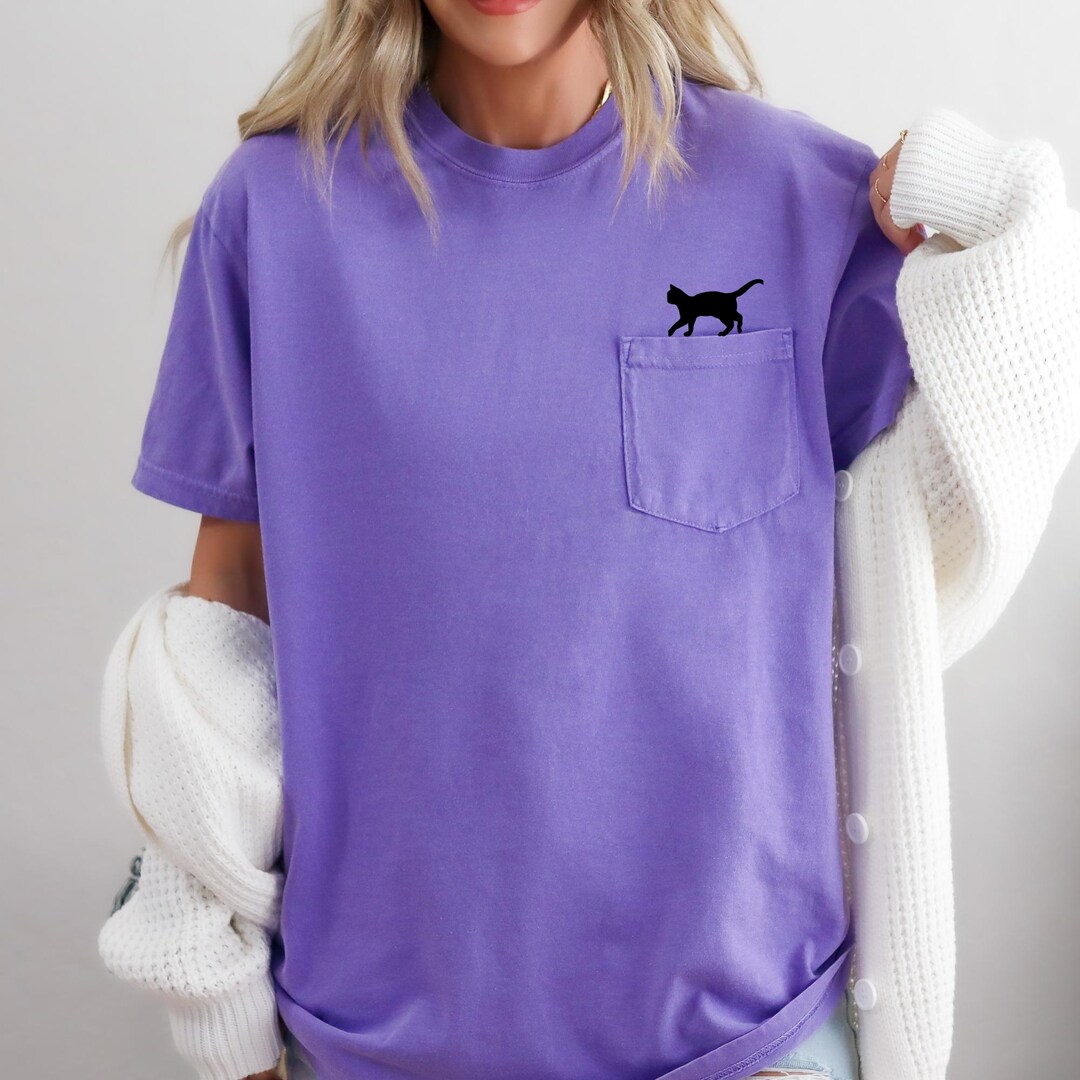 MYSTERY CAT PRINTED WOMEN'S THREE QUARTER SLEEVE T-SHIRT SIDE POCKET main image 1