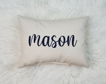 Almohada con nombre personalizada, almohada con nombre para la habitación de los niños, almohada para bebé, almohada con nombre para niños, decoración personalizada para la habitación de los niños, decoración personalizada para la habitación de los niños