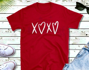 Valentine's Day Shirt for Kids, Valentine's Day Youth Tee, Valentine's Youth Shirts, Valentine's Day Shirt for boys girls, XOXO shirt