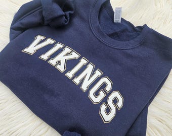 Embossed Mascot Sweatshirt: Custom School Team Spirit Wear